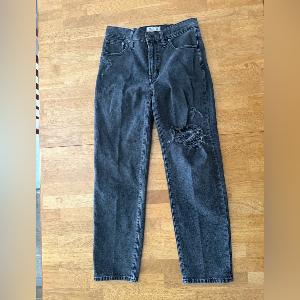 Madewell Charcoal Denim Jeans